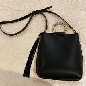 Black Leather Purse